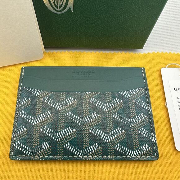 Goyard Saint Sulpice Green Card Holder Authentic New With Tags Paris July 2025 - Picture 5 of 10